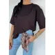 Kadın Yandan Yırtmaçlı Tshirt