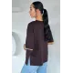 Kadın Yandan Yırtmaçlı Tshirt