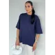 Kadın Yandan Yırtmaçlı Tshirt