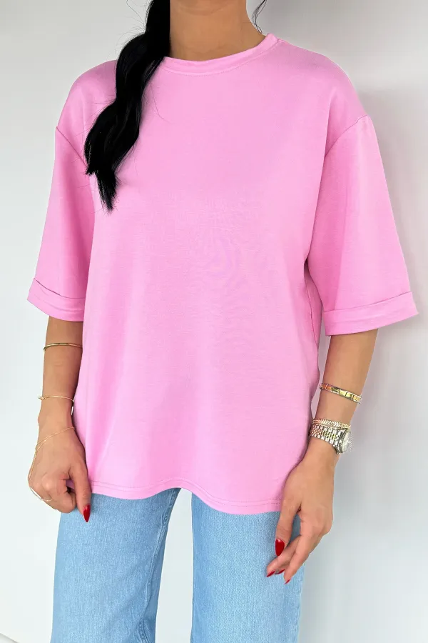 Kadın Yandan Yırtmaçlı Tshirt