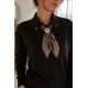 Kadın Düğme Ve Fuarli Bluz