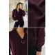 Kadın Kolları Kumaş Önü Desenli Bluz