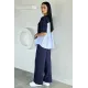 Kadın Taşlı Kumaş Detaylı İkili Takım