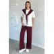 Kadın Bel Drapeli İkili Takım