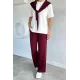 Kadın Bel Drapeli İkili Takım