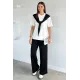 Kadın Bel Drapeli İkili Takım