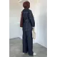 Kadın Dantel Ve Jean Garnili İkili Takım