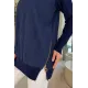 Kadın Yan Fermuarlı Triko Tunik