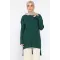 Kadın Ön Kısa Arka Uzun Polyester Tunik
