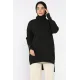 Kadın Ön Kısa Arka Uzun Polyester Tunik