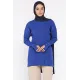 Kadın Ön Kısa Arka Uzun Polyester Tunik