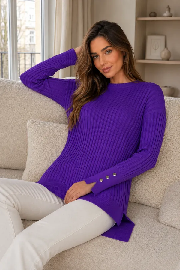 Kadın Ön Kısa Arka Uzun Polyester Tunik