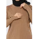 Kadın Ön Kısa Arka Uzun Polyester Tunik