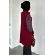 Kadın Omzu Düğmeli Viscon Tunik