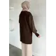 Kadın Omzu Düğmeli Viscon Tunik