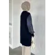 Kadın Omzu Düğmeli Viscon Tunik