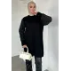 Kadın Omzu Düğmeli Viscon Tunik
