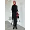 Kadın Omuz Çıtçıt Yan Düğmeli Tunik