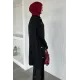 Kadın Omuz Çıtçıt Yan Düğmeli Tunik