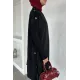 Kadın Omuz Çıtçıt Yan Düğmeli Tunik