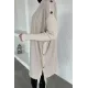 Kadın Omuz Çıtçıt Yan Düğmeli Tunik