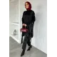 Kadın Kolu Ve Etek Ucu Düğmeli Tunik