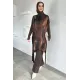 Kadın Kolu Ve Etek Ucu Düğmeli Tunik