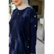 Kadın Kolu Ve Etek Ucu Düğmeli Tunik