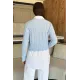 Kadın V Yaka Gömlekli Triko Bluz