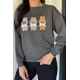 Kadın 3 Labubulu Sweat