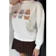 Kadın 3 Labubulu Sweat