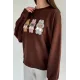 Kadın 3 Labubulu Sweat
