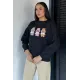 Kadın 3 Labubulu Sweat