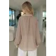 Kadın Yaka Büzmeli Gömlek