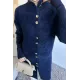 Kadın Yumuş İplik Düğmeli Uzun Ceket