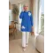 Kadın Omuz Ve Etek Ucu Dantelli Tunik