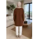 Kadın Omuz Ve Etek Ucu Dantelli Tunik