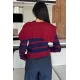 Kadın Bebek Yaka Fermuarlı Bluz