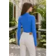 Kadın Alo Baskılı Bluz