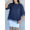 Kadın Kol Ve Etek Ucu Dantelli T-Shirt