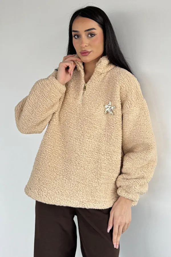 Kadın Peluş Sweat