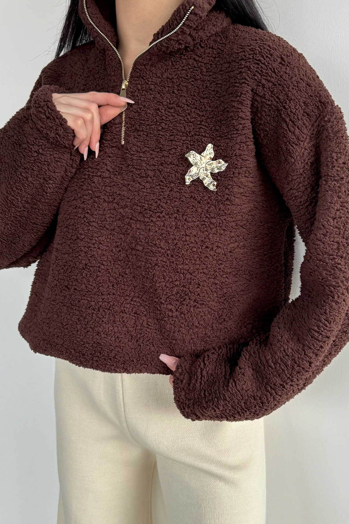 Kadın Peluş Sweat