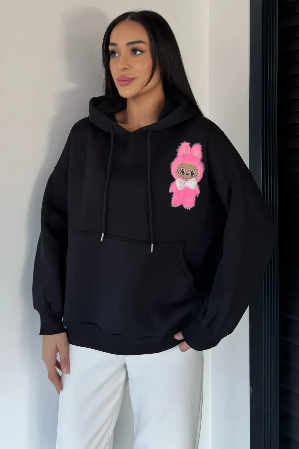 Kadın Tek Labubulu Sweat