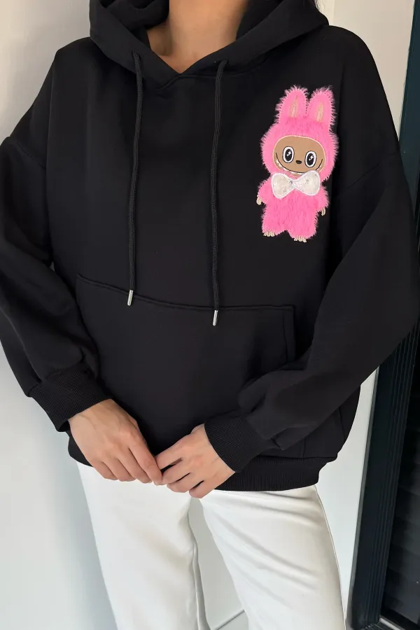 Kadın Tek Labubulu Sweat