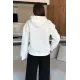 Kadın Alo Baskılı Kapşonlu Sweat