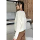 Kadın Kalp Düğmeli Ceket
