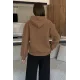 Kadın Alo Baskılı Kapşonlu Sweat
