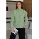 Kadın Alo Baskılı Kapşonlu Sweat