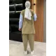 Kadın Kol Ve Etek Ucu Pileseli Oysho Takım