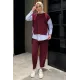 Kadın Kol Ve Etek Ucu Pileseli Oysho Takım